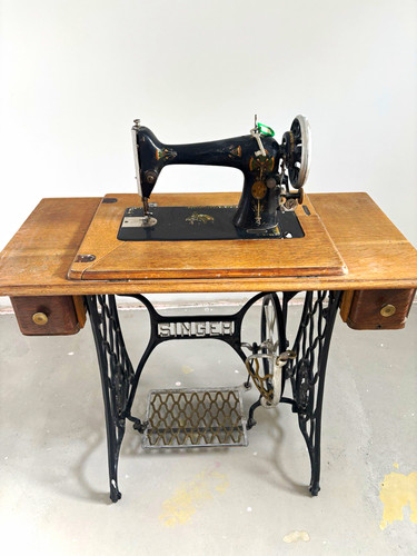 Singer tret nähmaschine - tret-nähmaschine, im